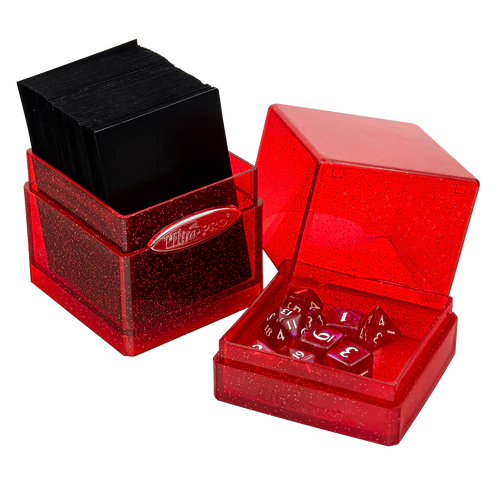 Ultra Pro - Glitter Red Satin Tower